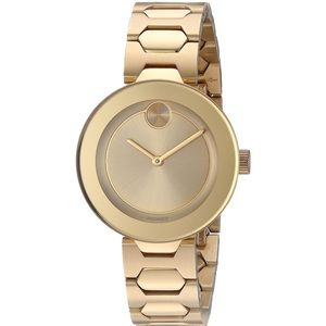 Movado Women's Swiss Quartz Tone and Gold Plated Watch (Model: 3600382)